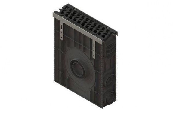 Пескоуловитель пластиковый PolyMax Drive DN100 с решеткой «шина» ВЧ кл.Е600 (к-т)