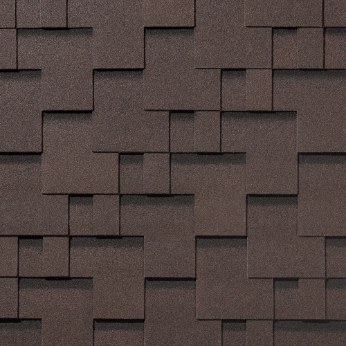 Гибкая черепица Quiet tile Gallery Каштан