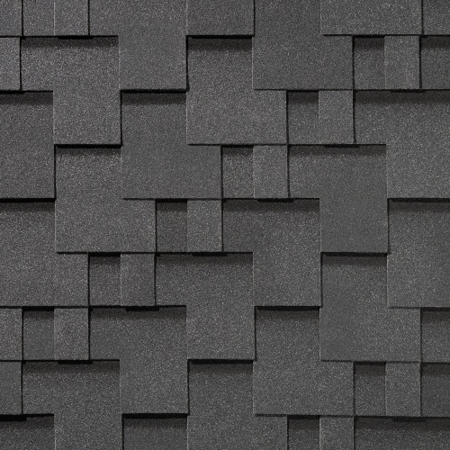 Гибкая черепица Quiet tile Gallery Серый умбра