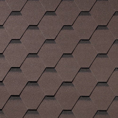 Гибкая черепица Quiet tile Shadow Темное дерево