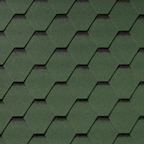 Гибкая черепица Quiet tile  Shadow Нефрит