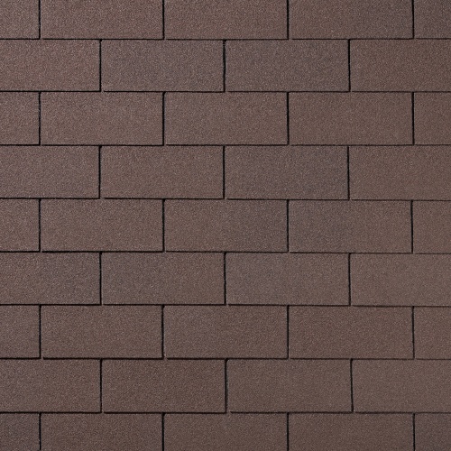 Гибкая черепица Quiet tile Brick Коричневый