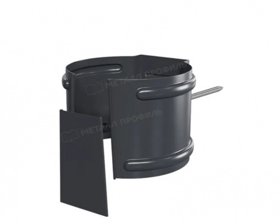 Держатель трубы D100 на кирпич (7024) МеталлПрофиль Foramina PUR