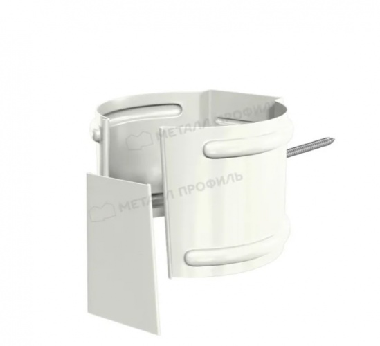 Держатель трубы D100 на кирпич (9010) МеталлПрофиль Foramina PUR