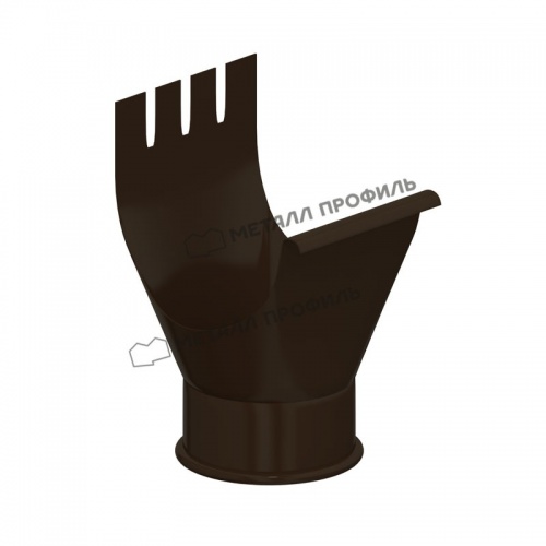 Воронка выпускная МП Foramina Freeze D125/100 DarkBrown