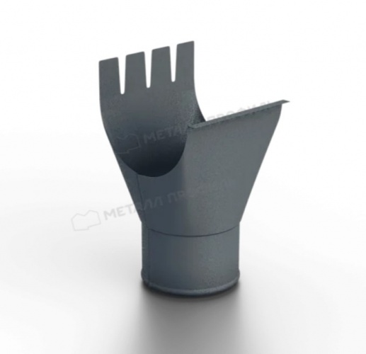 Воронка выпускная МП Foramina Freeze D125/100 Grey