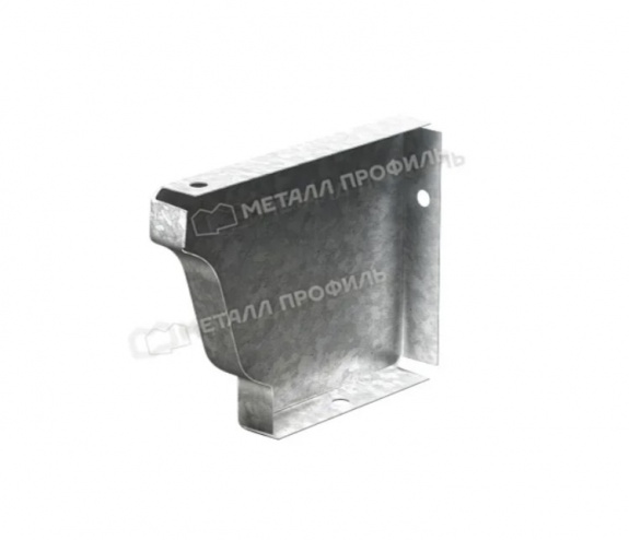 Заглушка желоба левая МП Бюджет 120х86 Цинк