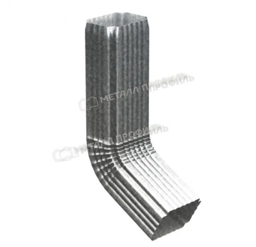 Колено трубы МП Бюджет 76х102 Цинк