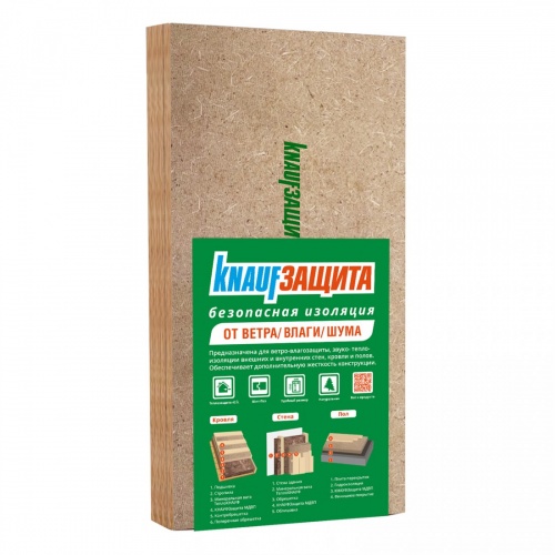 Плита древесноволокнистая мягкая МДВП Knauf Insulation КНАУФ Защита