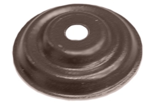 Накладка декоративная кронштейна трубы на кирпич RAL 8017