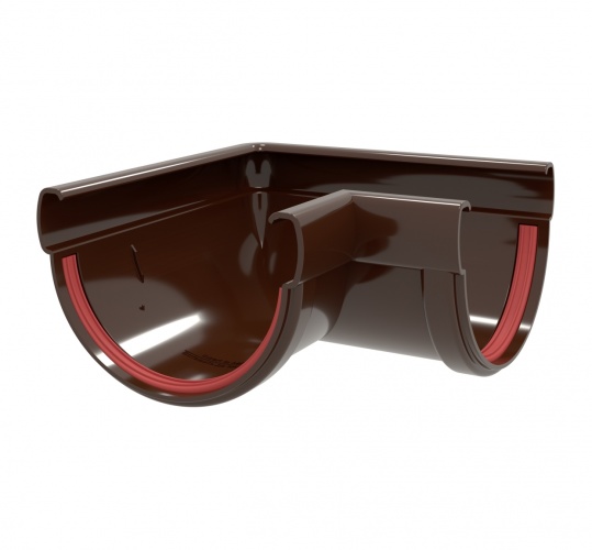 Угол желоба 90° Дизайн 135 ПВХ Grand Line RR32