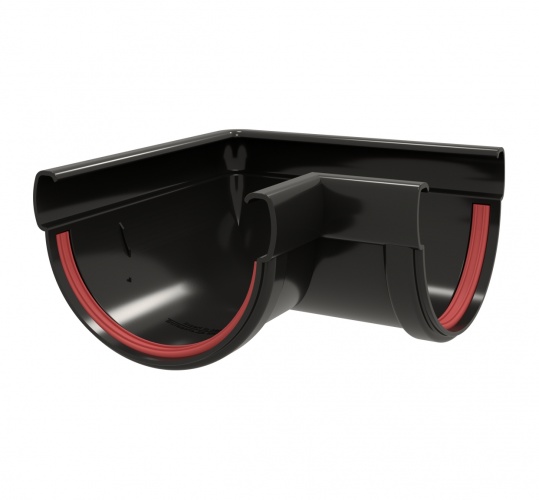 Угол желоба 90° Дизайн 135 ПВХ Grand Line 9005