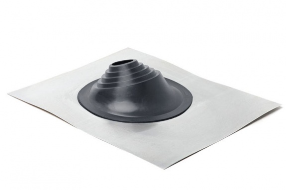 Проходной элемент MF угловой №1 темно-серый (75-200мм) +185 EPDM металлический неокрашенный фланец