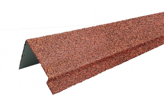 Наличник оконный металлический LUX 1250х120х100 мм Терракотовый