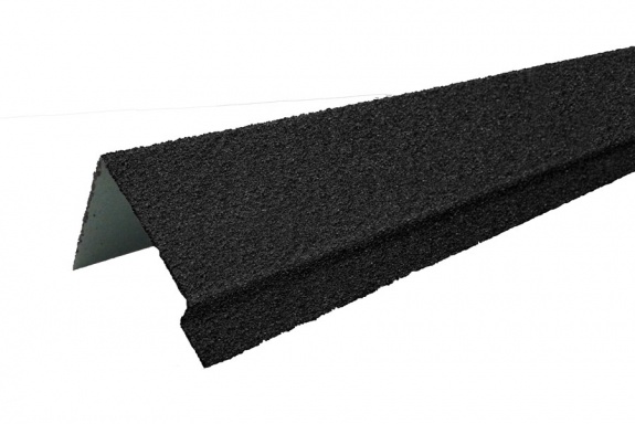 Наличник оконный металлический LUX 1250х120х100 мм Черный