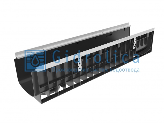 Лоток водоотводный Gidrolica Super ЛВ -20.24,6.20 - пластиковый, кл. Е600 (820)
