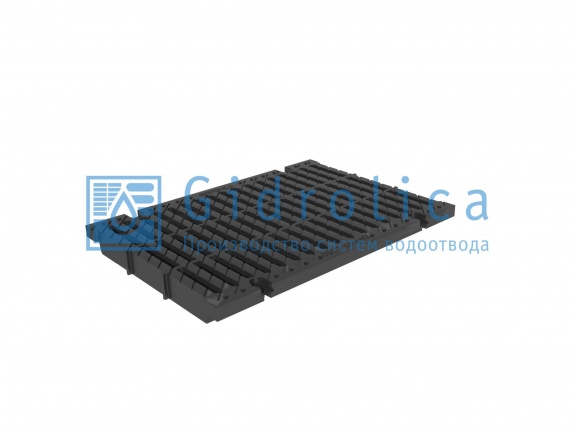 Решетка водоприемная Gidrolica Pro РВ-30.35,8.50 - щелевая пластиковая, кл. С250 (535)