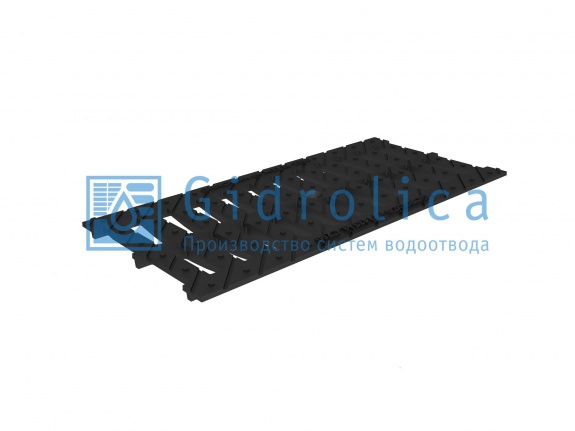 Решетка водоприемная Gidrolica Standart РВ -20.24.50 - щелевая чугунная ВЧ, кл. С250 (524)