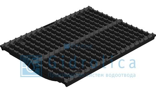Решетка водоприемная Gidrolica Super РВ -30.37,5.50 - щелевая чугунная ВЧ, кл. E600 (50309E)