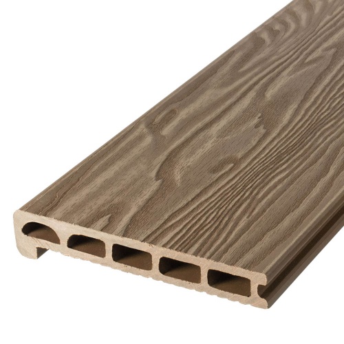 Ступень узкая (полуступень) TalverWood 170*25*3000мм (0,68 м2) орех Брашинг