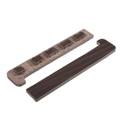 Заглушка торцевая для полуступни TalverWood 25*170мм в цвет ступени ДПК(комплект  2шт)