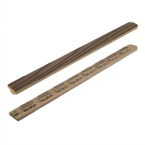 Заглушка торцевая для ступни TalverWood 25*313мм в цвет ступени ДПК