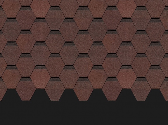 Гибкая черепица Docke Шеффилд Зрелый каштан