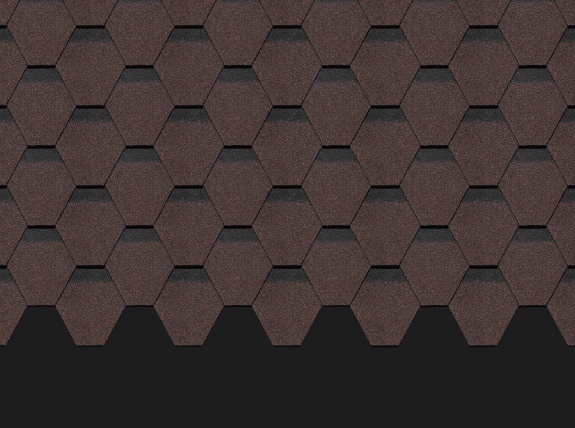 Гибкая черепица Docke Шеффилд "Корица"