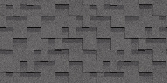 Гибкая черепица Docke Тетрис "Серый"