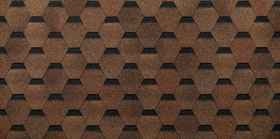 Гибкая черепица Docke Шестигранник &quot;Светло-коричневый&quot;