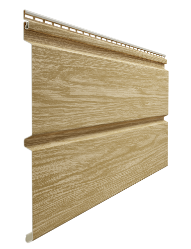 Сайдинг виниловый, под дерево, Docke Lux, Монреаль, Брус, D6S, Зрелый каштан