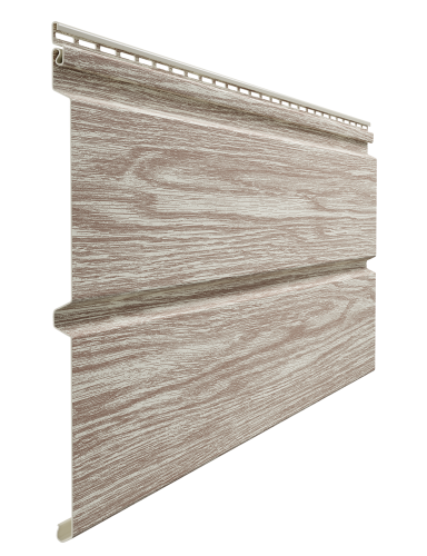 Сайдинг виниловый, под дерево, Docke Lux, Монреаль, Брус, D6S, Орех