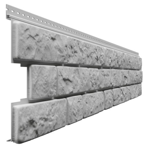 Сайдинг виниловый, под камень, Docke Lux, Bergart, Табак