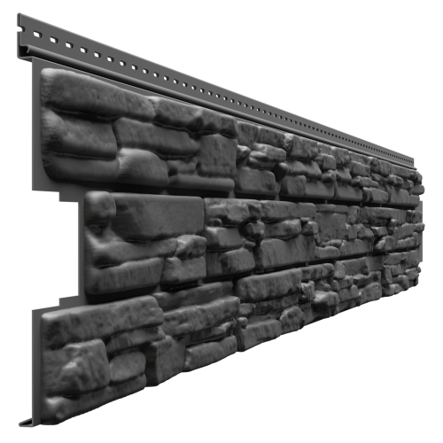 Сайдинг виниловый, под камень, Docke Lux, Rocky, Корунд