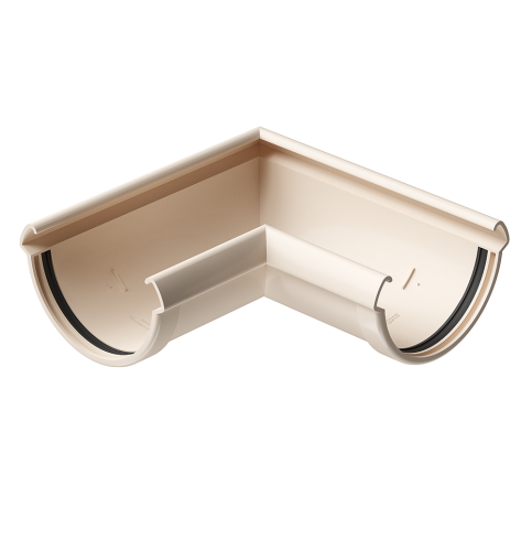 Угол желоба 90° Docke LUX Латте