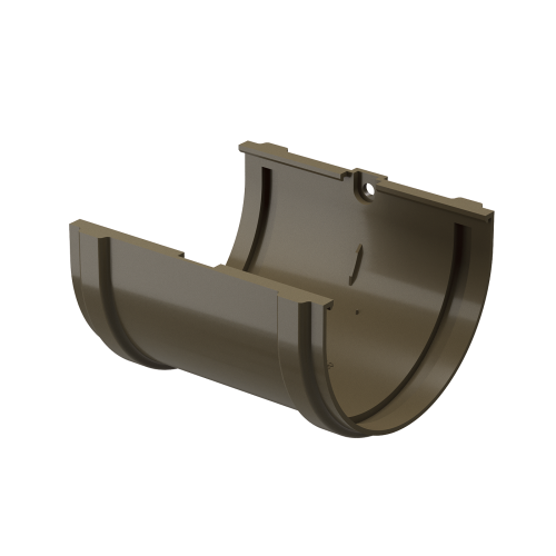 Соединитель желоба Docke Premium Каштан