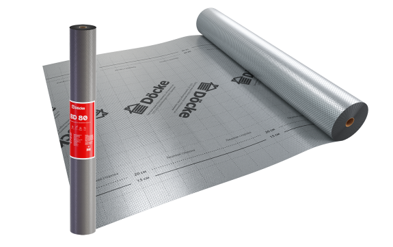 Dӧcke Пароизоляционная пленка BD 80 повышенной прочности, 70 кв.м.