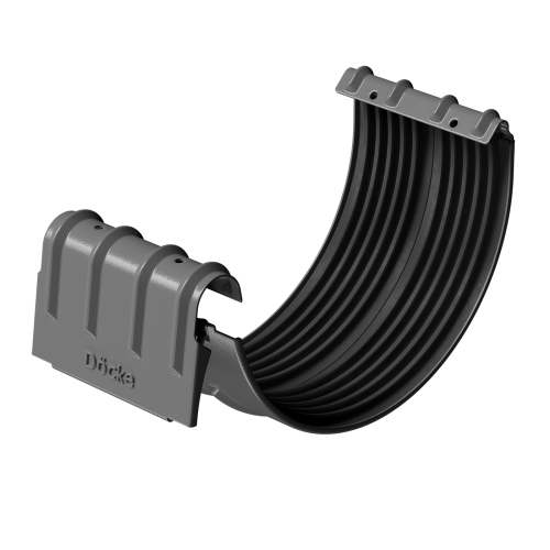 Соединитель желобов D125 Docke Premium Stal Графит