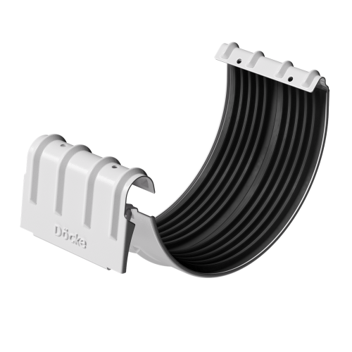 Соединитель желобов D125 Docke Premium Stal Пломбир