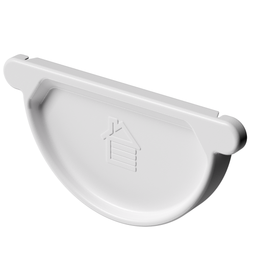 Заглушка желоба D125 Docke Premium Stal Пломбир