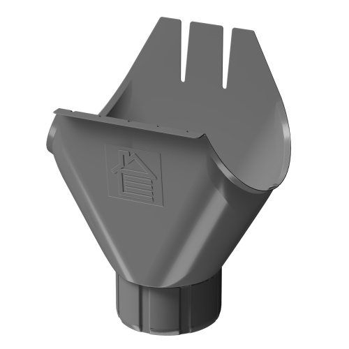 Воронка желоба 125/90 Docke Premium Stal Графит
