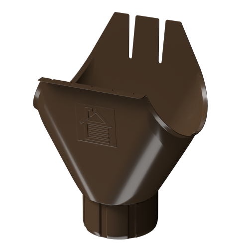 Воронка желоба 125/90 Docke Premium Stal Каштан