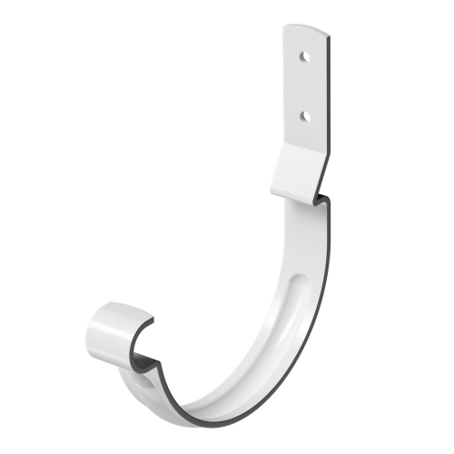 Карнизный крюк для желоба короткий D125 (гнутый) Docke Premium Stal Пломбир