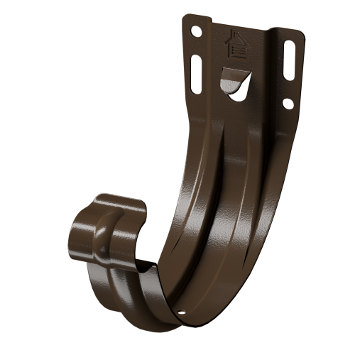 Карнизный кронштейн D125 (штампованный) Docke Premium Stal Каштан
