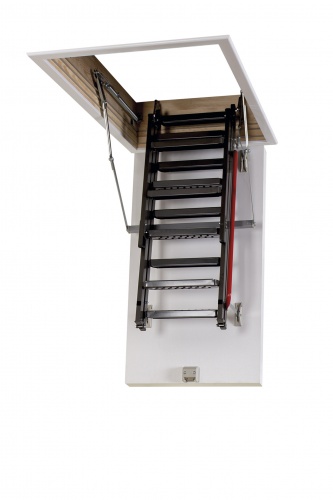 Металлическая лестница теплоизоляционная Fakro LME 70x140x280