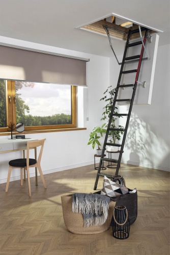 Металлическая лестница супер-теплоизоляционная Fakro LMT 70x140x305