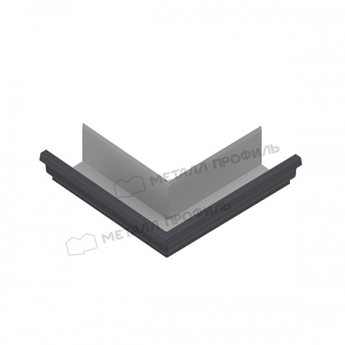Угол желоба наружный МП Бюджет 120х86 (7024)