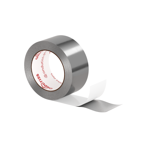 Лента Ондутис Termo Tape фольгированная монтажная самоклеящаяся для герметизации нахлёста теплоотражающих плёнок в банях и саунах (50ммx25м)