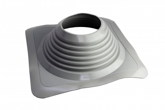 Проходной элемент MF CN прямой №8 (180-330мм) +240 силиконовый (окрашенный фланец) серебро