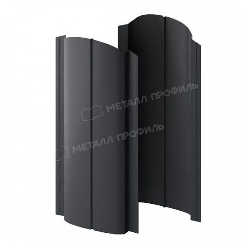 Штакетник металлический МП ELLIPSE-O 19х126 (ПЭМАД-01-70247024-0.4)